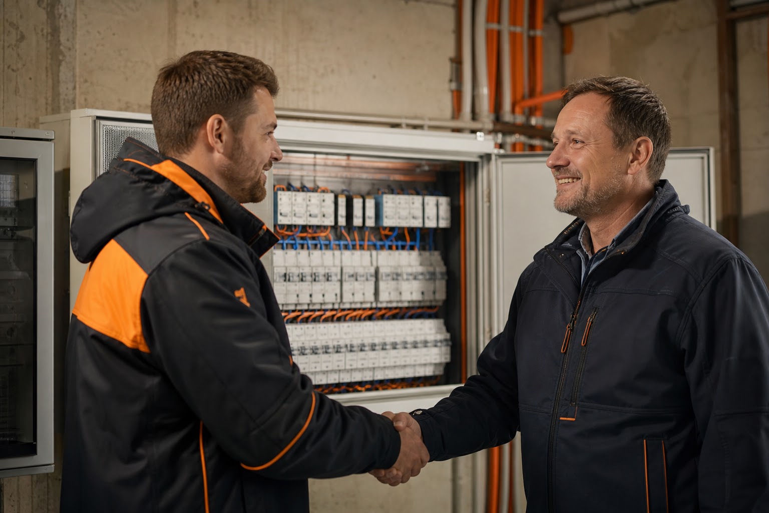 Odovzdanie diela zákazníkovi po elektromontáži